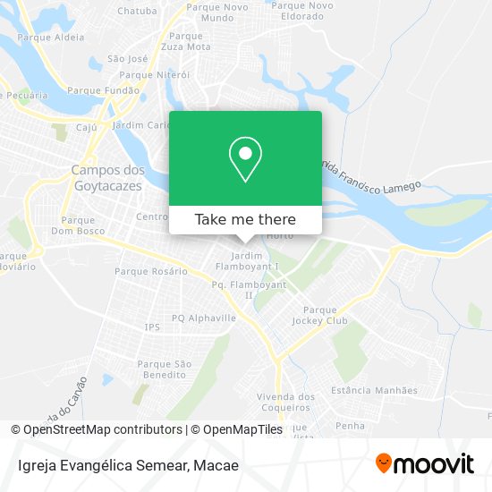 Igreja Evangélica Semear map