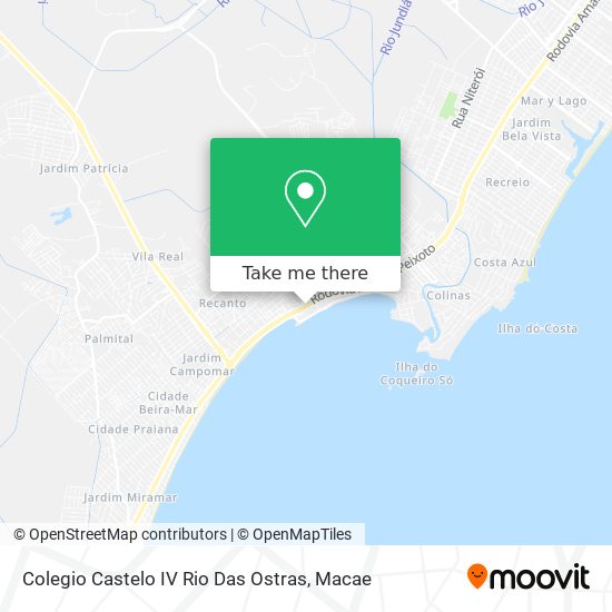 Colegio Castelo IV Rio Das Ostras map