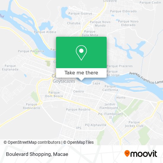 Boulevard Shopping map