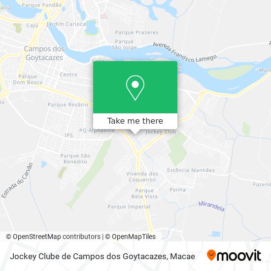 Jockey Clube de Campos dos Goytacazes map