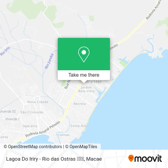 Lagoa Do Iriry - Rio das Ostras 🌊😆🌞 map
