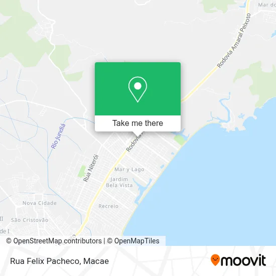 Rua Felix Pacheco map