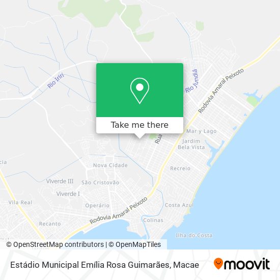 Estádio Municipal Emília Rosa Guimarães map