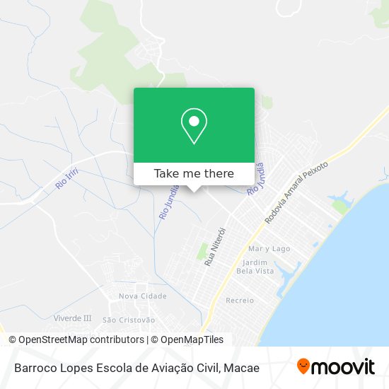 Barroco Lopes Escola de Aviação Civil map