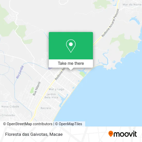 Floresta das Gaivotas map