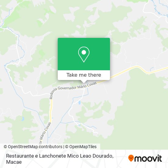 Restaurante e Lanchonete Mico Leao Dourado map