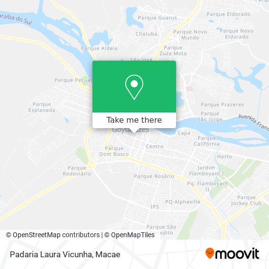 Padaria Laura Vicunha map
