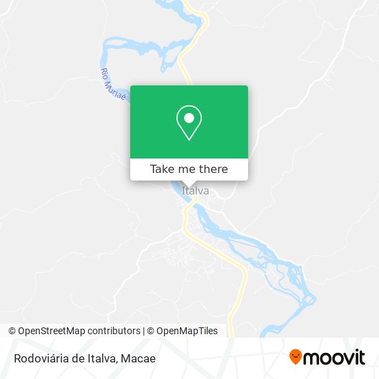 Rodoviária de Italva map