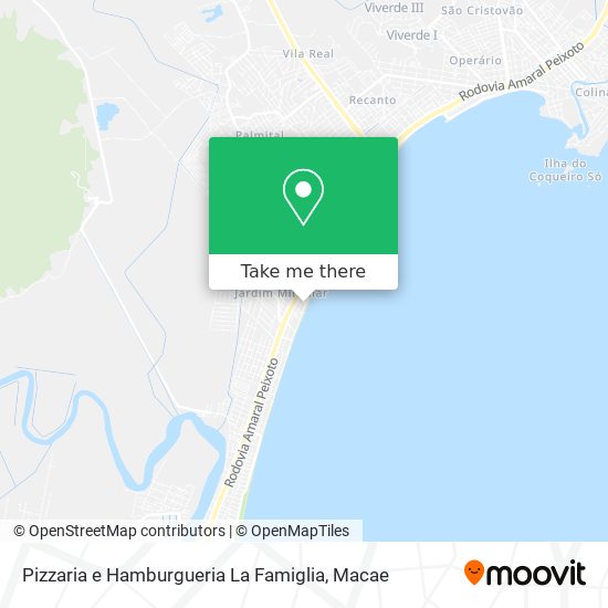 Pizzaria e Hamburgueria La Famiglia map