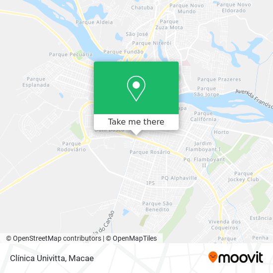 Clínica Univitta map
