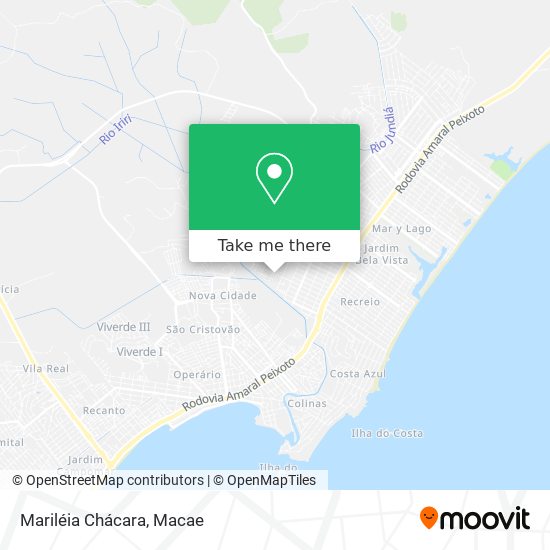Mariléia Chácara map