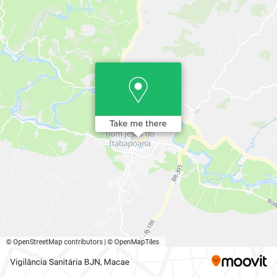 Vigilância Sanitária BJN map