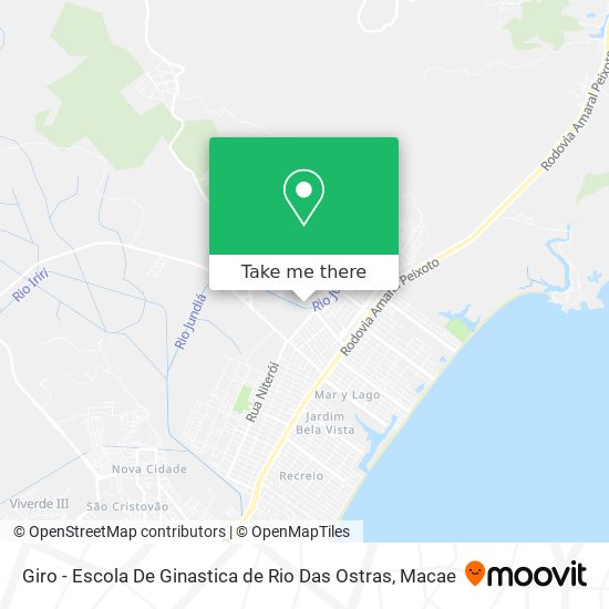 Giro - Escola De Ginastica de Rio Das Ostras map