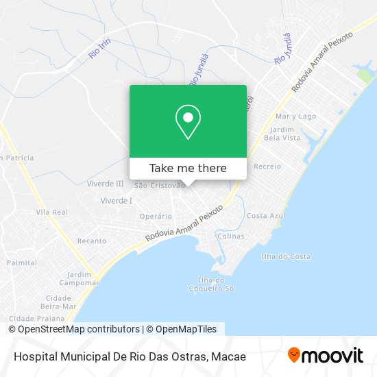 Hospital Municipal De Rio Das Ostras map