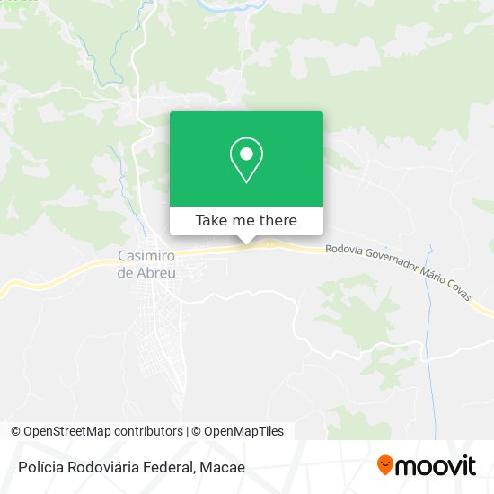 Polícia Rodoviária Federal map