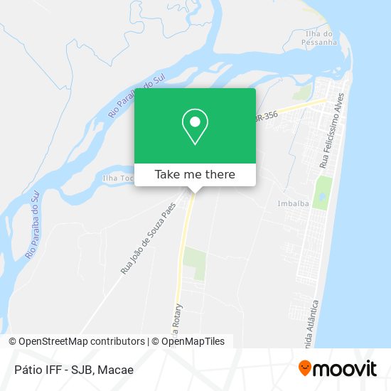 Pátio IFF - SJB map