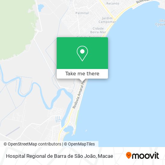 Hospital  Regional de Barra de São João map