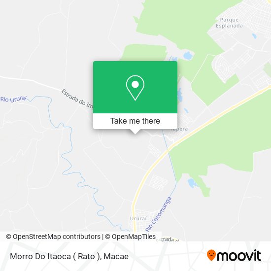 Morro Do Itaoca ( Rato ) map