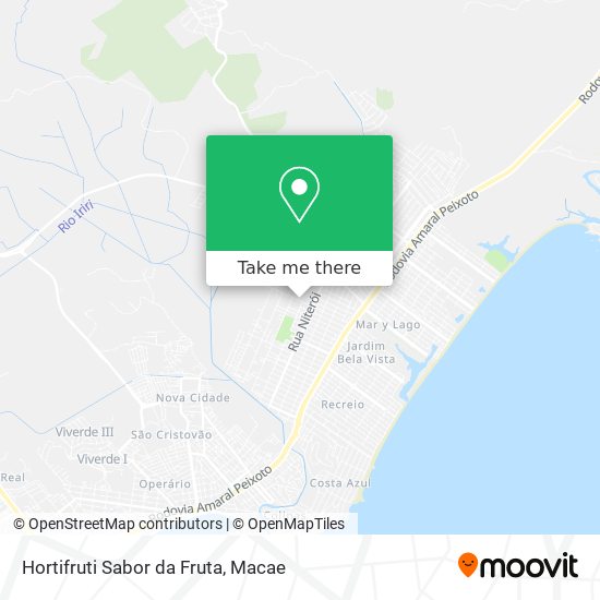 Hortifruti Sabor da Fruta map