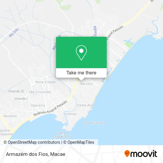 Armazém dos Fios map
