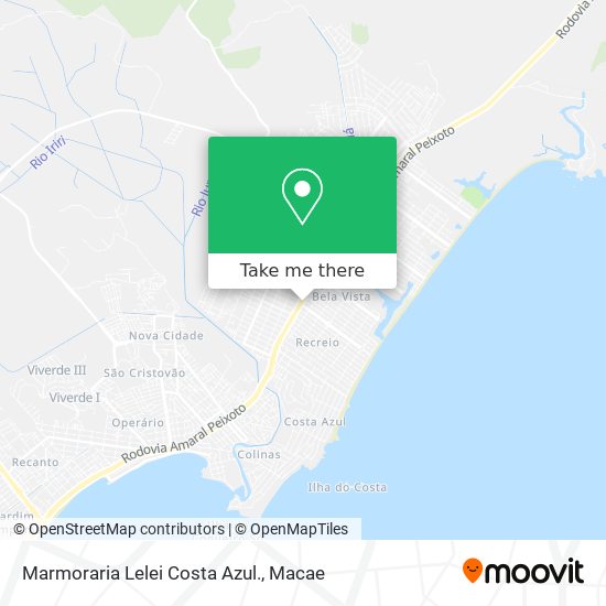 Marmoraria Lelei Costa Azul. map