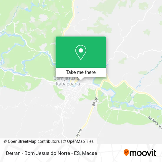 Detran - Bom Jesus do Norte - ES map