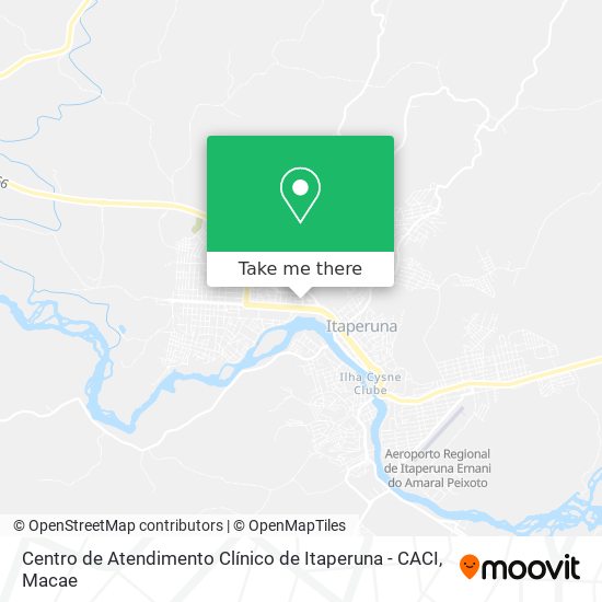 Centro de Atendimento Clínico de Itaperuna - CACI map