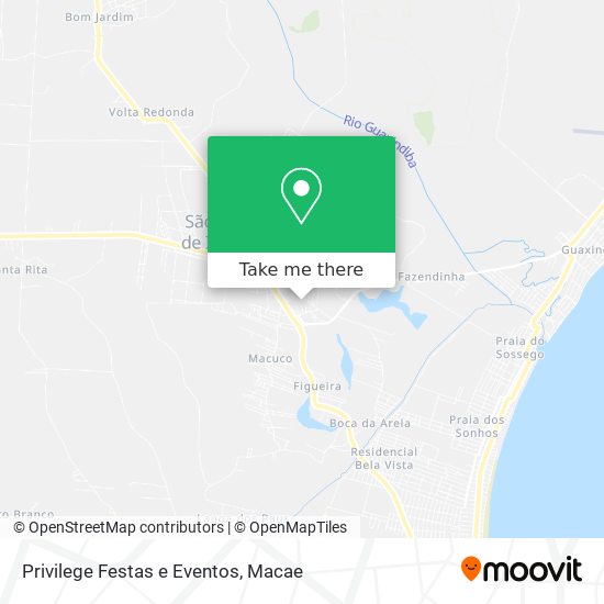Privilege Festas e Eventos map