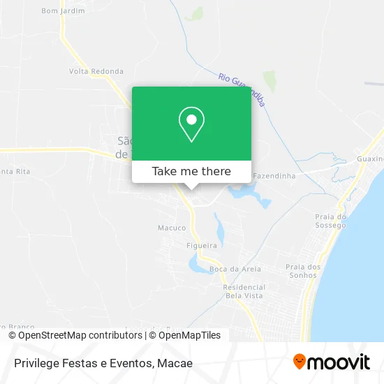 Privilege Festas e Eventos map