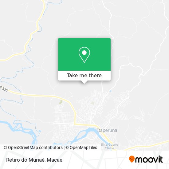 Retiro do Muriaé map