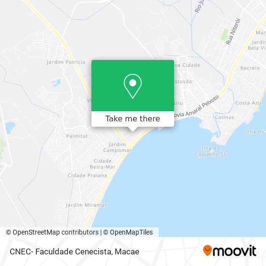 CNEC- Faculdade Cenecista map