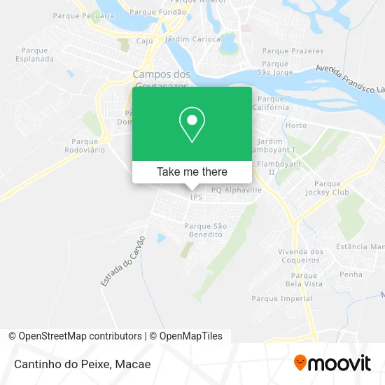 Cantinho do Peixe map