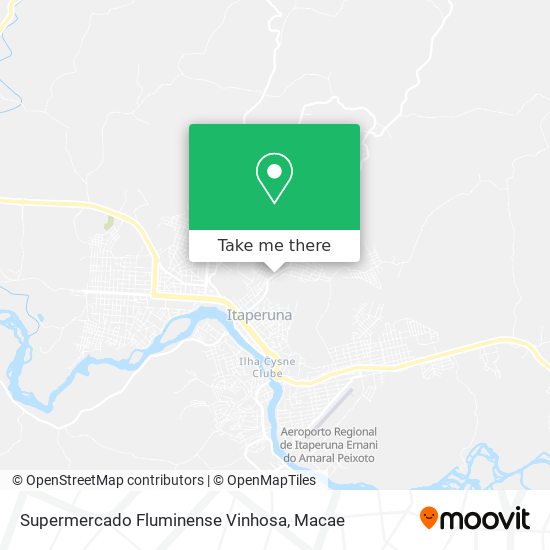 Supermercado Fluminense Vinhosa map