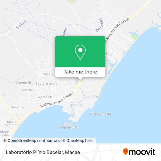 Laboratório Plínio Bacelar map