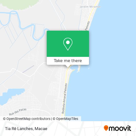 Tia Rê Lanches map