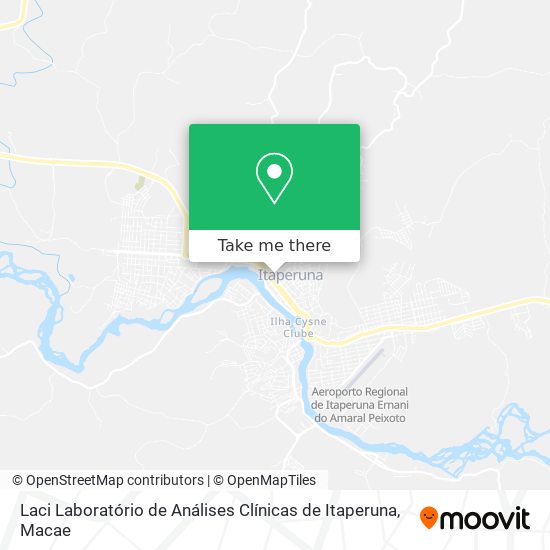 Laci Laboratório de Análises Clínicas de Itaperuna map