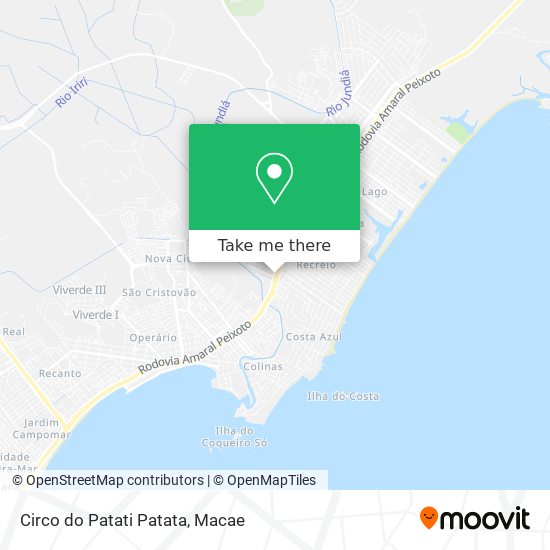 Circo do Patati Patata map