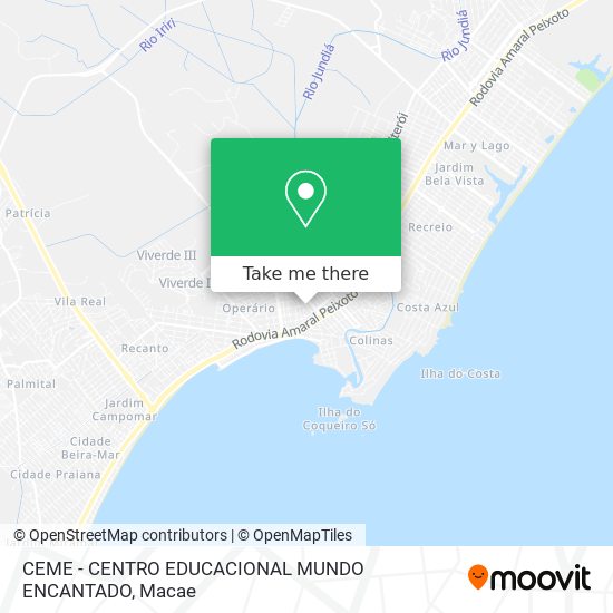 CEME - CENTRO EDUCACIONAL MUNDO ENCANTADO map