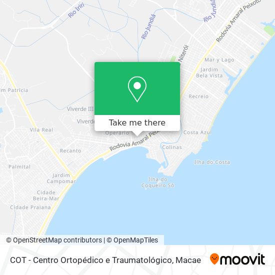 COT - Centro Ortopédico e Traumatológico map