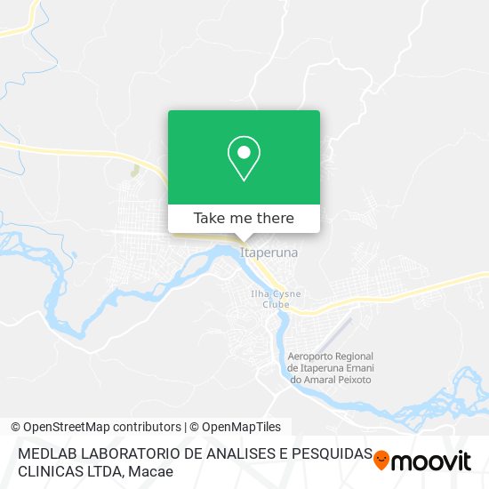 MEDLAB LABORATORIO DE ANALISES E PESQUIDAS CLINICAS  LTDA map