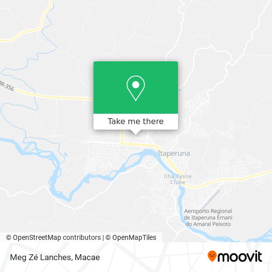 Meg Zé Lanches map