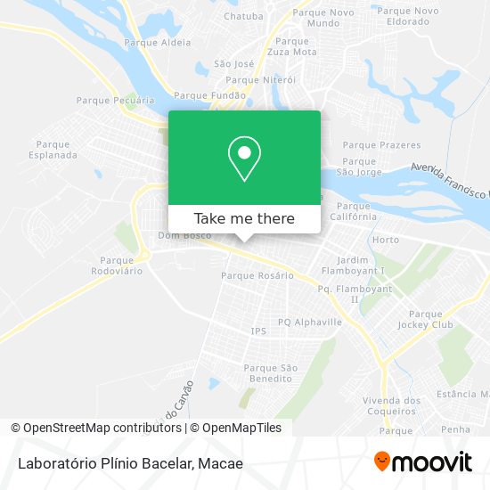 Laboratório Plínio Bacelar map