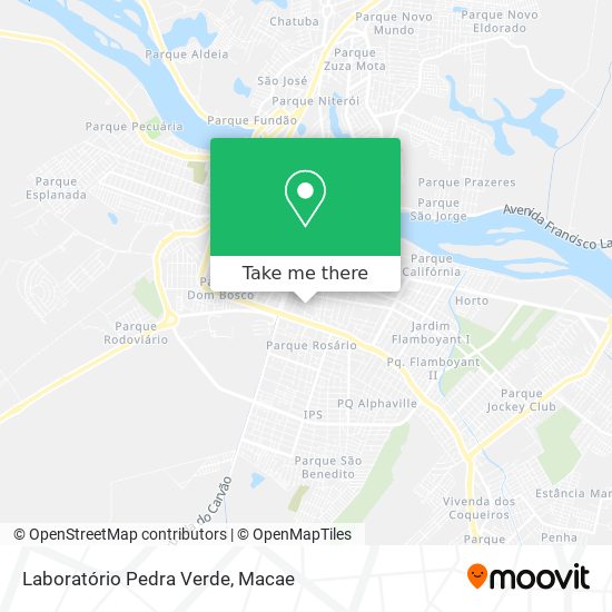 Laboratório Pedra Verde map
