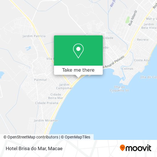 Hotel Brisa do Mar map