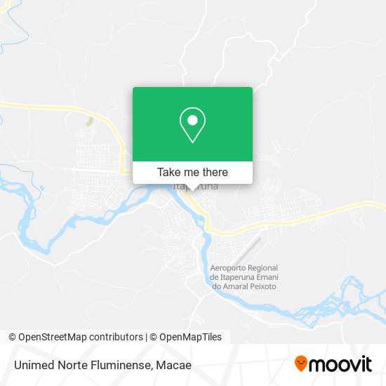 Unimed Norte Fluminense map