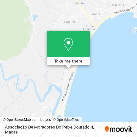 Associação De Moradores Do Peixe Dourado II map