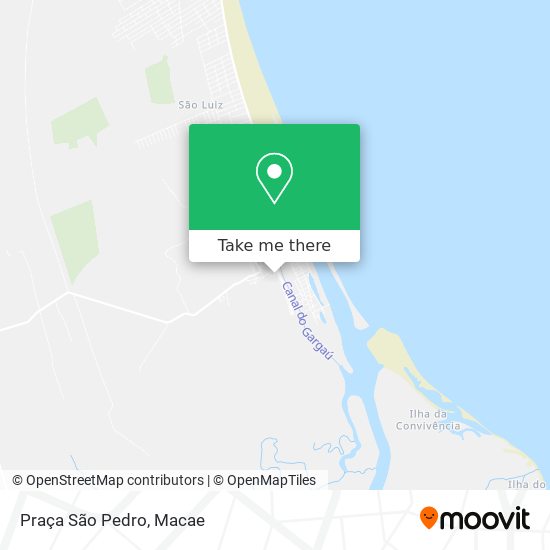 Praça São Pedro map