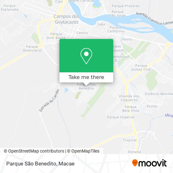 Parque São Benedito map