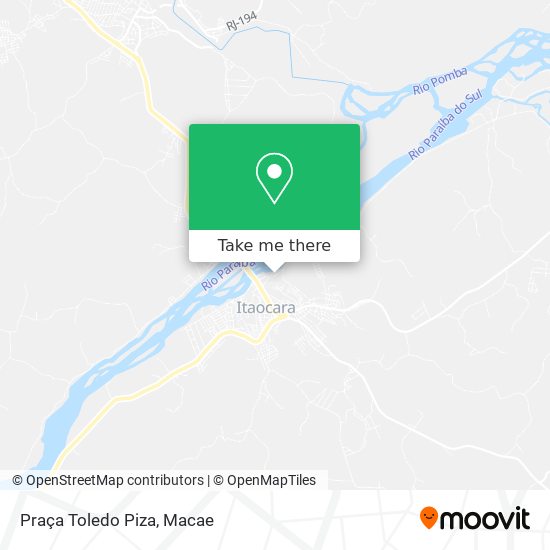 Praça Toledo Piza map
