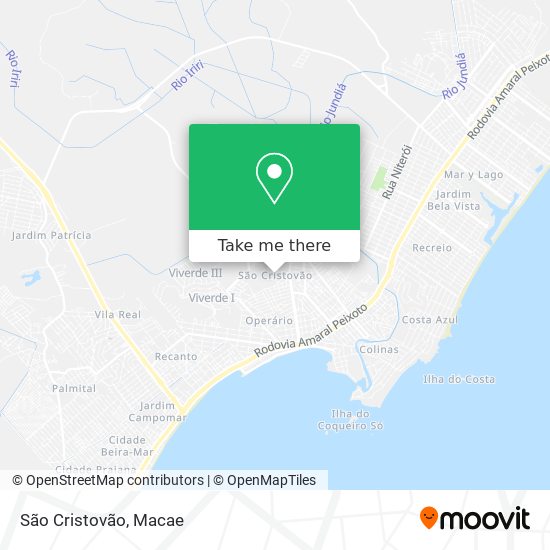 São Cristovão map